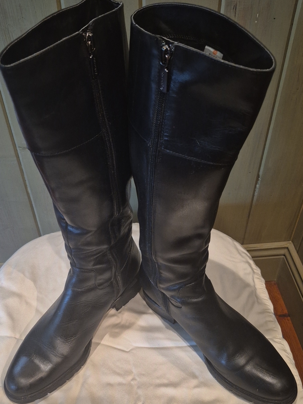 Classic Black High Side Zip Riding Boots